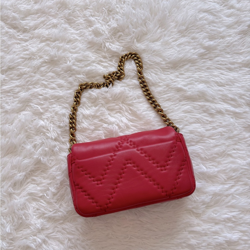 🤍 Red Quilted Leather Marc Jacobs Mini Bag - Picture 5 of 12